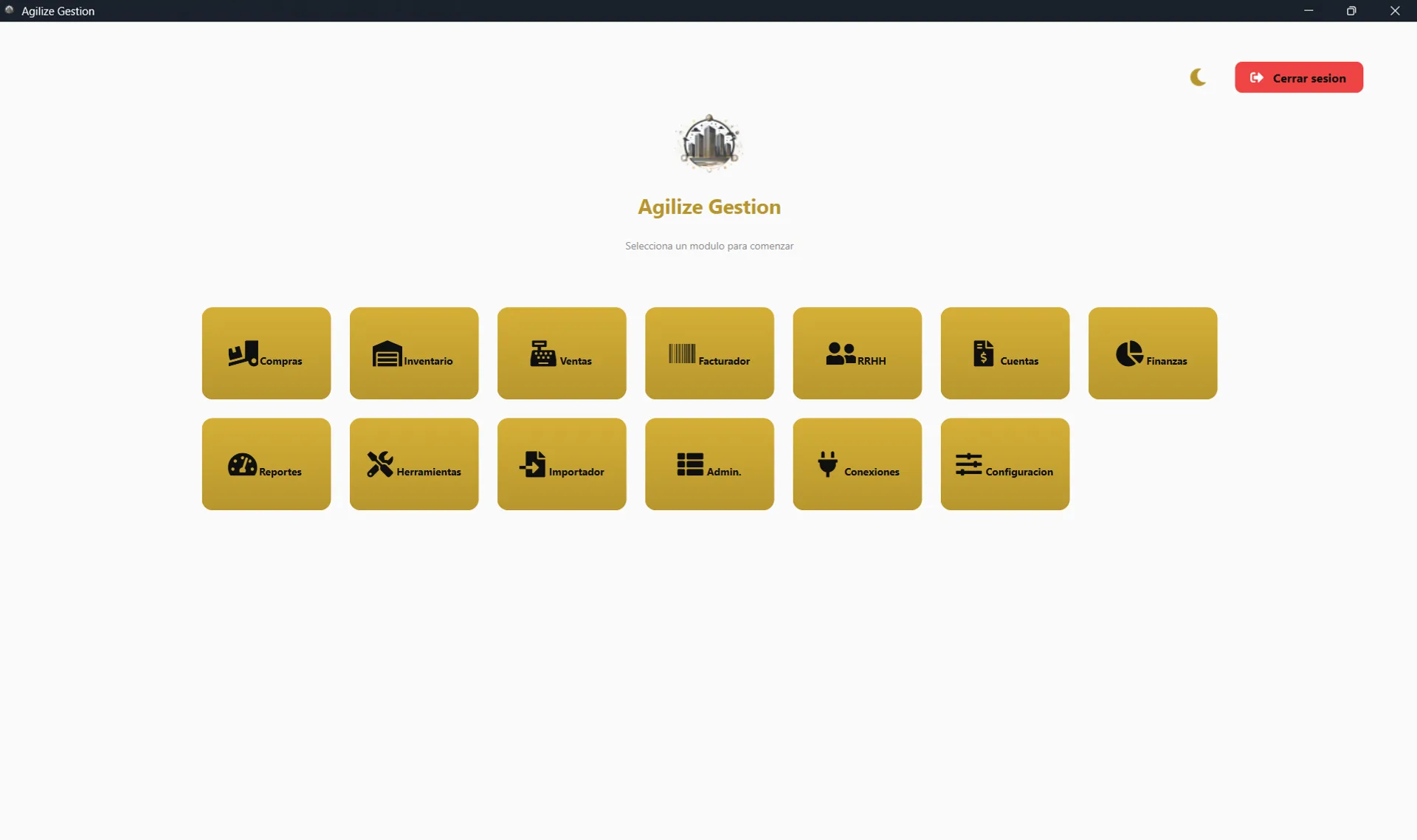 Agilize Gestión - vista alternativa
